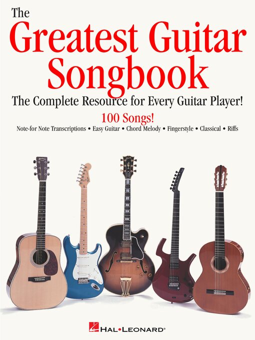 Détails du titre pour The Greatest Guitar Songbook par Hal Leonard Corp. - Disponible
